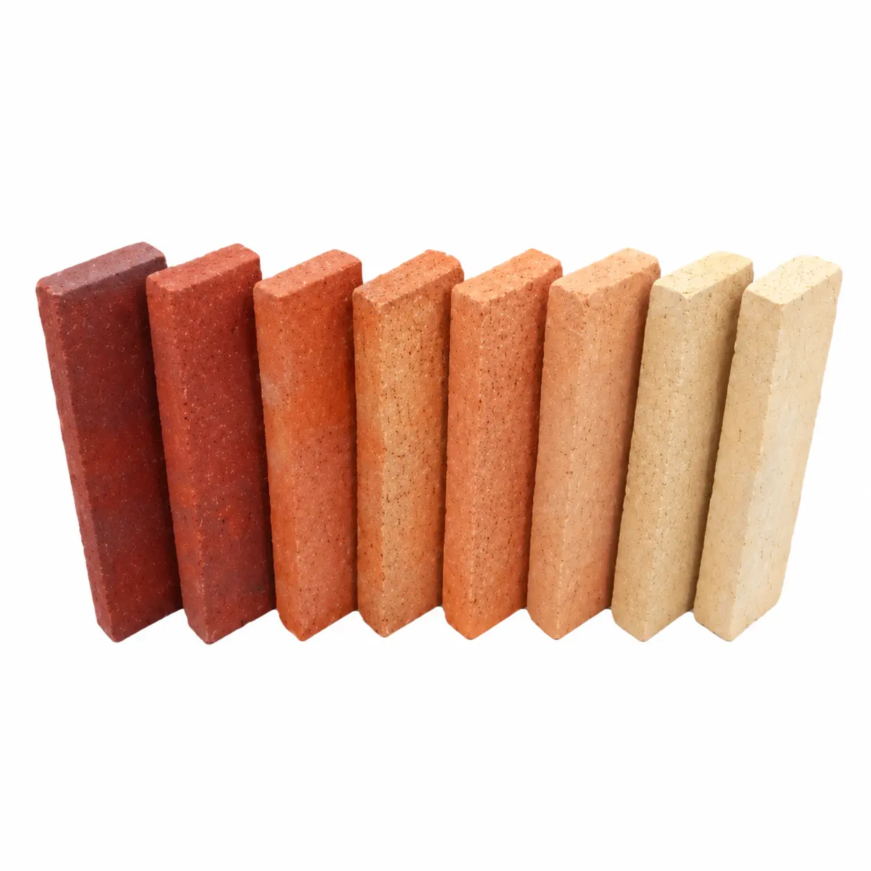 Gradient Row of Brick Tiles