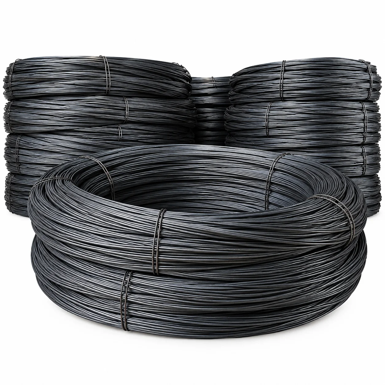 Industrial Steel Wire Coil Bundles
